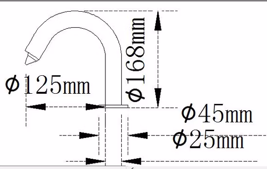 Kommerzieller Mode-Luxus-Wasserhahn-Seifenspender für Küche und Waschraum
