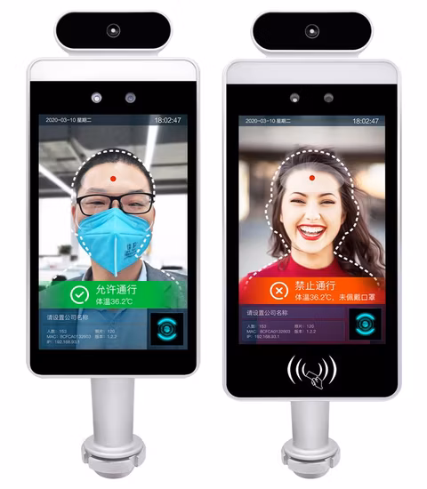 Spanischsprachiges Infrarot-Thermometer mit Gesichtserkennung