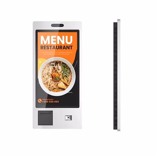Beste Qualität 65-Zoll-Bestellkiosk Touch-LCD-Panel-Bildschirm Kassensystem Selbstzahler Selbstbedienungs-Zahlungslösung Bestellkiosk für Restaurant Interaktiver Kiosk